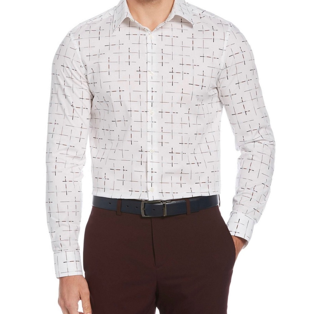 Perry Ellis men’s slim fit dress shirt size small